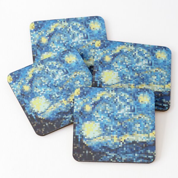 Item preview, Pixel art. The Starry Night. designed and sold by Tanysha54.