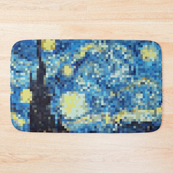 Item preview, Pixel art. The Starry Night. designed and sold by Tanysha54.