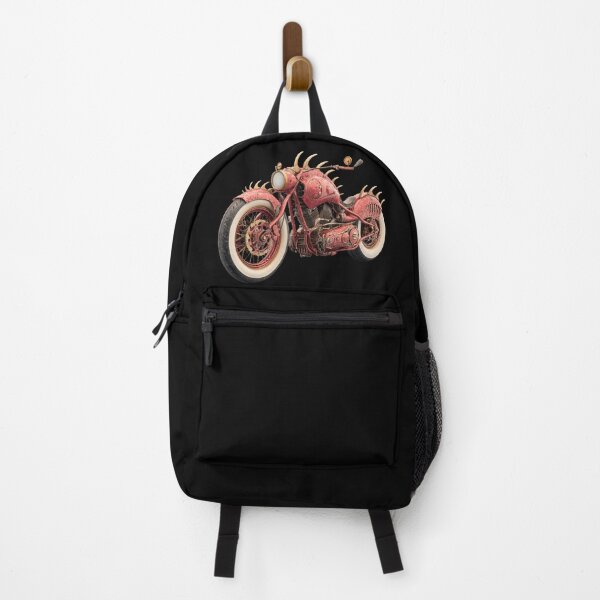 Item preview, Spiked Retro Motorcycle – Steampunk Biker Machine Art designed and sold by MomentumbyOla.