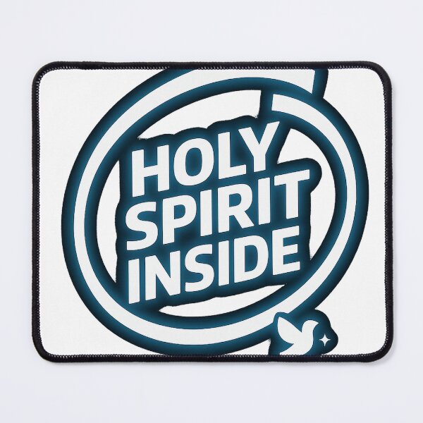 Item preview, Holy Spirit Inside – Tech Faith Badge designed and sold by LevelUpLab.