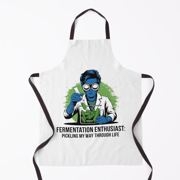 Item preview, Fermentation Enthusiast Art Print with Pickling Humor designed and sold by HustleBossLady247.