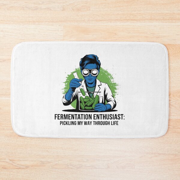 Item preview, Fermentation Enthusiast Art Print with Pickling Humor designed and sold by HustleBossLady247.