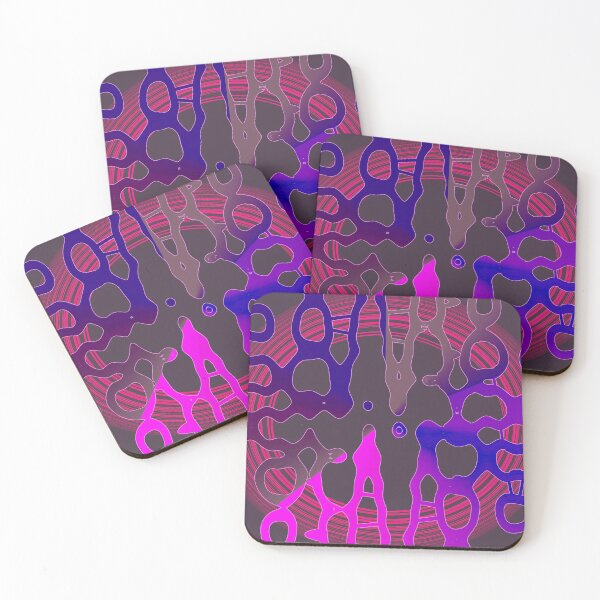 Item preview, Dark and dull plum, purple and blue asymmetrical geometrical shapes by Code03. designed and sold by Code03.