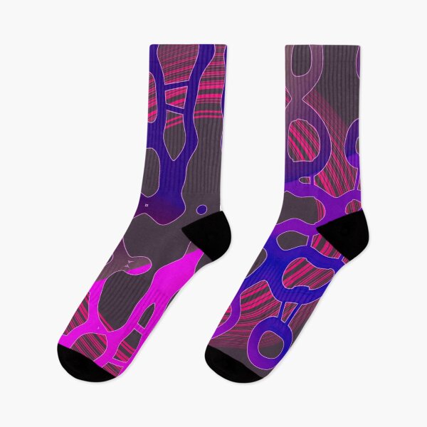 Item preview, Dark and dull plum, purple and blue asymmetrical geometrical shapes by Code03. designed and sold by Code03.