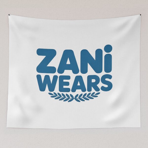 Item preview, Bold Zani Wears Logo Design – Blue Streetwear Brand Emblem designed and sold by Zanigold.