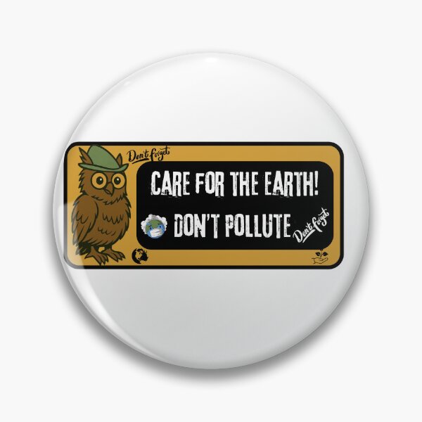 Item preview, Vintage 1970s Style “Care for the Earth – Don’t Pollute” Retro Environmental Decal – Travel Bumper Sticker designed and sold by ezuldeen48.