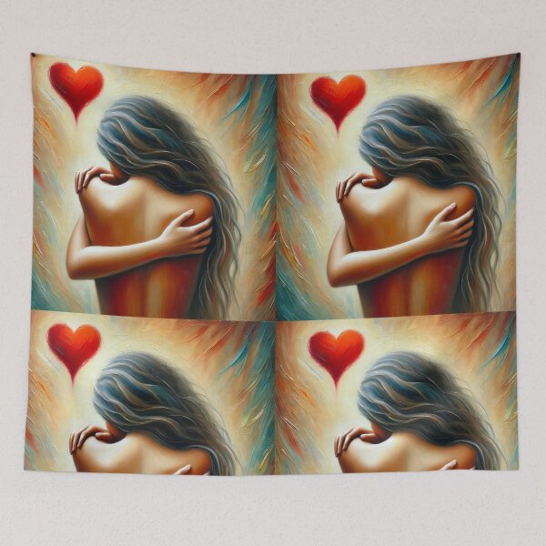 Item preview,  Warm Abstract Art ,Embracing Love . designed and sold by  StickAndStyle .