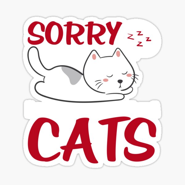Item preview, Sorry, I Was Thinking About Cats designed and sold by mafiatees-intl.