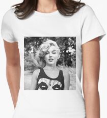 Marilyn Monroe Punk Rock Music Misfits Women's Fitted T-Shirt