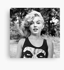 Marilyn Monroe Punk Rock Music Misfits Canvas Print