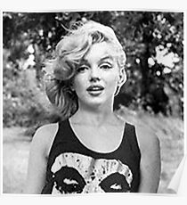 Marilyn Monroe Punk Rock Music Misfits Poster