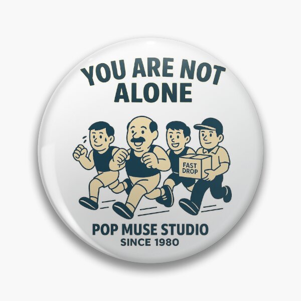 Item preview, YOU ARE NOT ALONE – Running with a Delivery Worker designed and sold by giant_ani.