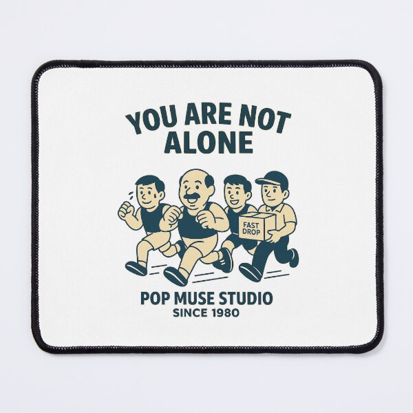 Item preview, YOU ARE NOT ALONE – Running with a Delivery Worker designed and sold by giant_ani.