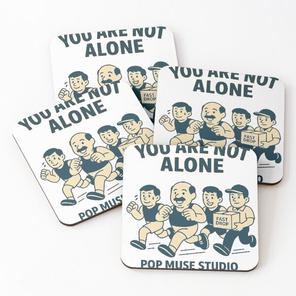Item preview, YOU ARE NOT ALONE – Running with a Delivery Worker designed and sold by giant_ani.
