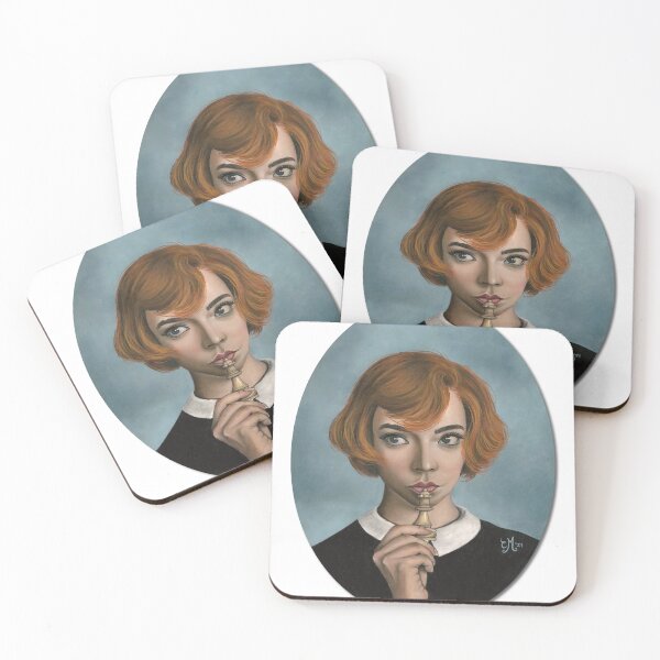 Item preview, Beth Harmon, The Queen's Gambit, Chess, Netflix series fanart designed and sold by CcMacius.
