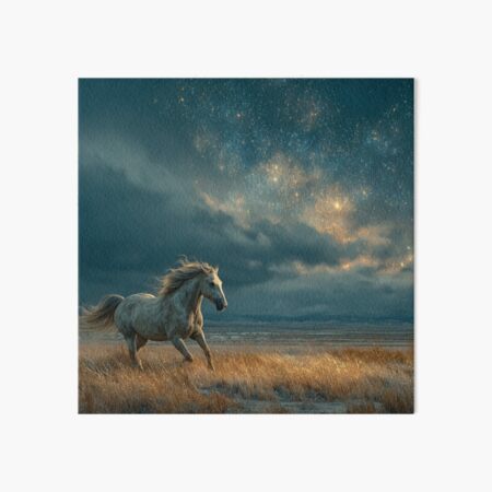 Item preview, horse running through meadow designed and sold by artsy artistry.