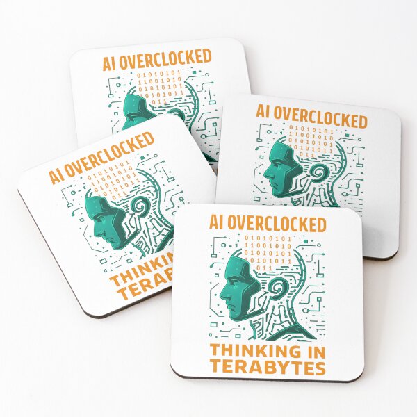 Item preview, AI Overclocked – Thinking in Terabytes designed and sold by inkNext.
