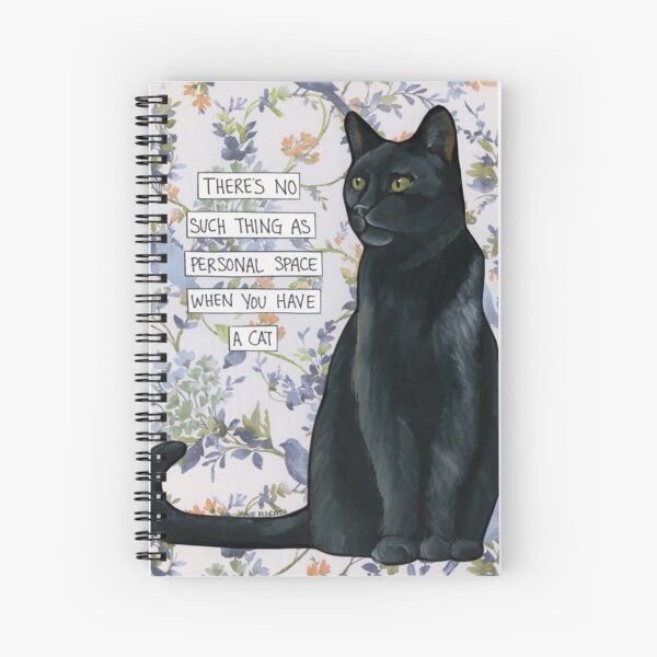 Item preview, Personal Space black cat designed and sold by jamiemorathart.