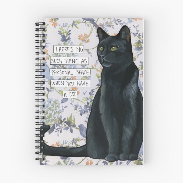 Item preview, Personal Space black cat designed and sold by jamiemorathart.