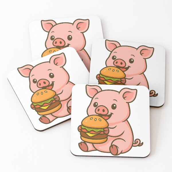 Item preview, Pig Eating Giant Hamburger designed and sold by k3rstman1.