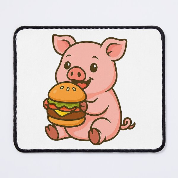 Item preview, Pig Eating Giant Hamburger designed and sold by k3rstman1.