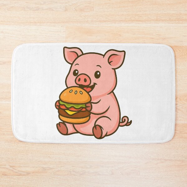 Item preview, Pig Eating Giant Hamburger designed and sold by k3rstman1.