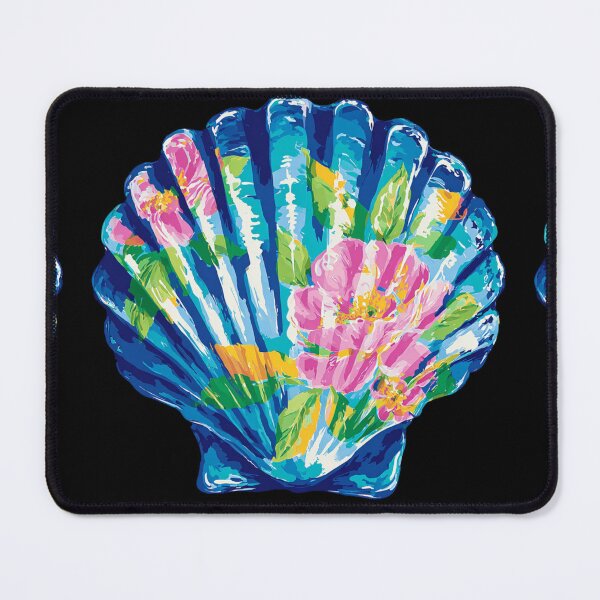 Item preview, Bright floral Seashell designed and sold by MendaciousMina.