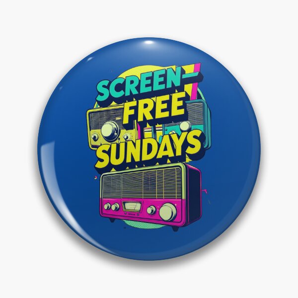 Item preview, Retro Waves Screen-Free Sundays designed and sold by Zakrytos ★★★★★.