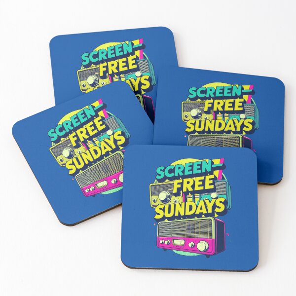 Item preview, Retro Waves Screen-Free Sundays designed and sold by Zakrytos ★★★★★.