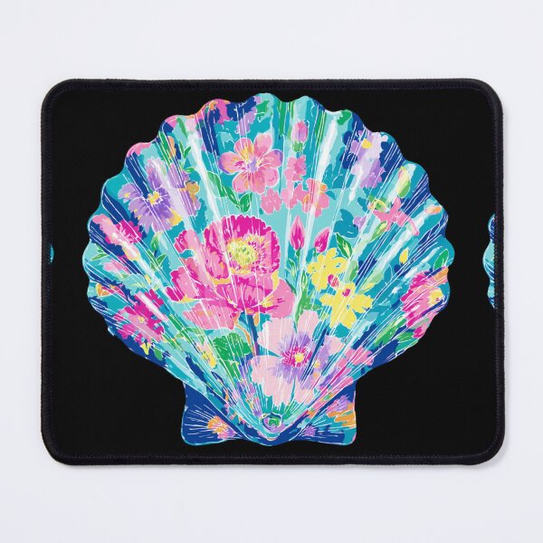 Item preview, Bright floral Seashell designed and sold by MendaciousMina.