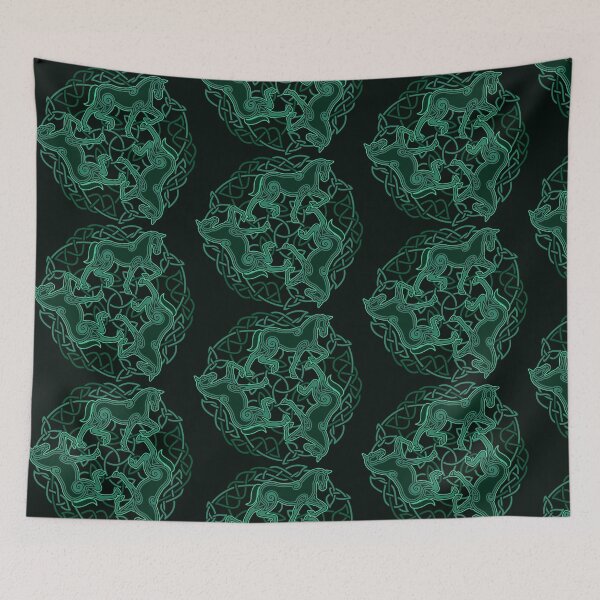 Item preview, Celtic Horse Triskelion – Tribal Knotwork Design for Shirts & Stickers designed and sold by strixvariaart.