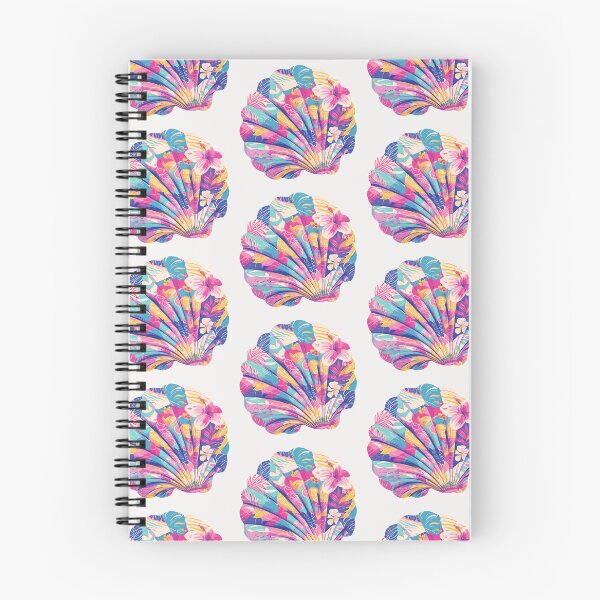 Item preview, Bright floral Seashell designed and sold by MendaciousMina.