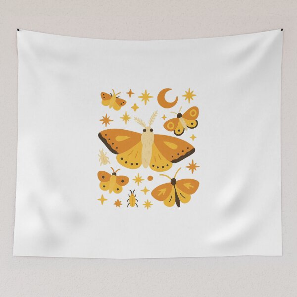 Item preview, Moonlight Moths – Celestial Insect Glow designed and sold by FBA.