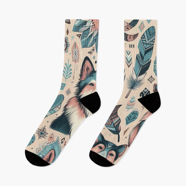 Item preview, Boho Vibes with Hand-Drawn Dog Patterns  designed and sold by Vanich-Panich.