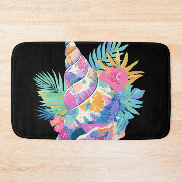 Item preview, Bright floral Seashell designed and sold by MendaciousMina.