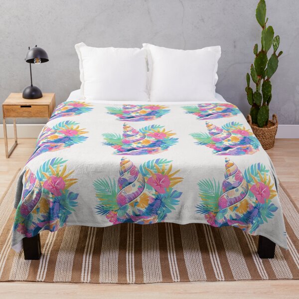 Item preview, Bright floral Seashell designed and sold by MendaciousMina.