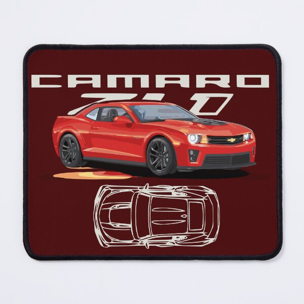 Item preview, Vintage Classic Chevrolet Car Camaro Red SS  designed and sold by PrintCarClub.
