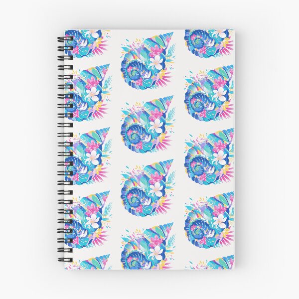 Item preview, Bright floral Seashell designed and sold by MendaciousMina.