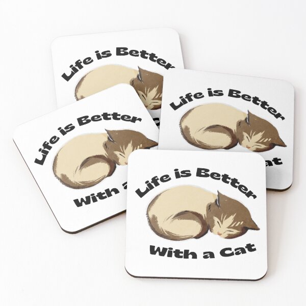 Item preview, Life is Better With a Cat Design designed and sold by CarefulCreation.
