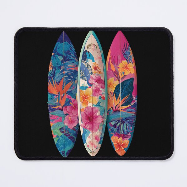 Item preview, Bright floral Surfboards designed and sold by MendaciousMina.