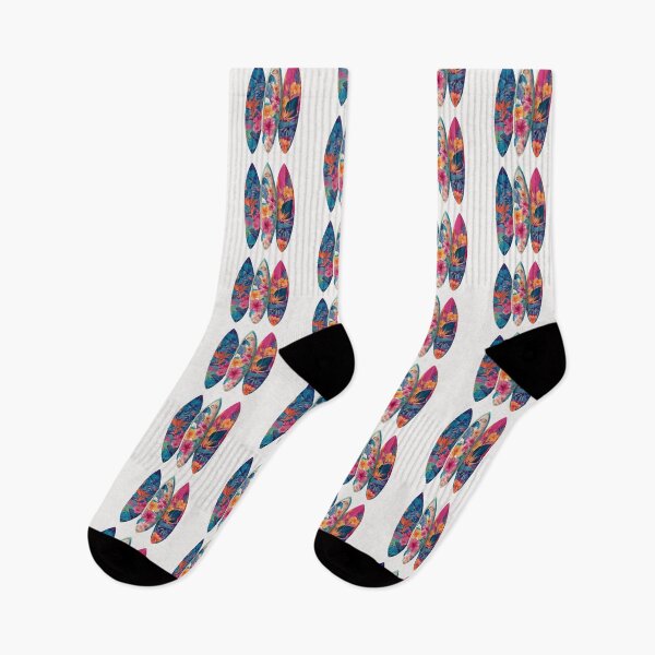 Item preview, Bright floral Surfboards designed and sold by MendaciousMina.