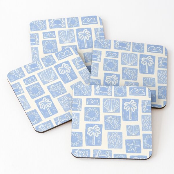 Item preview, Coastal Collection – Palm Trees, Shells & Sea Life designed and sold by Ellie Stuart.