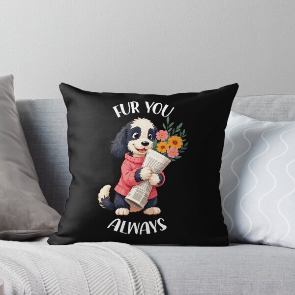 Item preview, Cute Bernedoodle Fur You Always Valentine Dog Lover Mom Dad designed and sold by FurryHavenPH.
