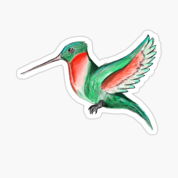 Item preview, Ruby Throated Hummingbird  designed and sold by Tyler2709.