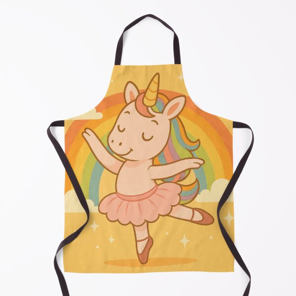 Item preview, Baby ballerina unicorn dancing ballet in front of a rainbow designed and sold by leilazarus.