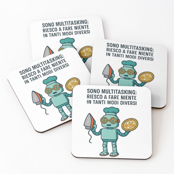 Item preview, Robot Multitasking – Fare niente in tanti modi diversi designed and sold by IroniaeCo.