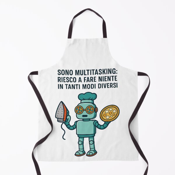 Item preview, Robot Multitasking – Fare niente in tanti modi diversi designed and sold by IroniaeCo.