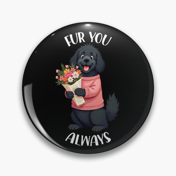 Item preview, Cute Black Newfoundland Fur You Always Valentine Dog Lover Mom Dad designed and sold by FurryHavenPH.