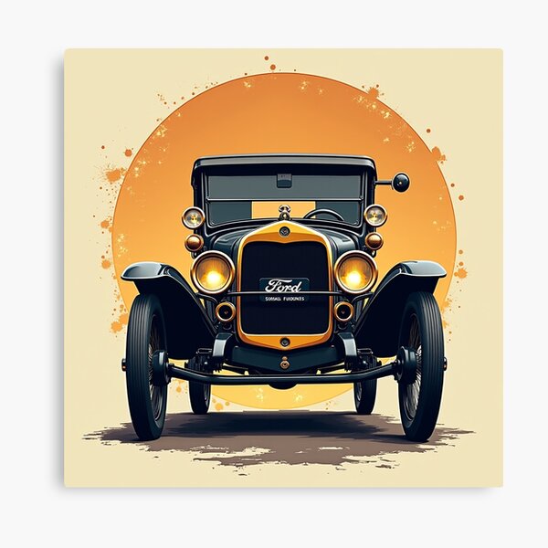 Item preview, Vintage Ford Model T Art designed and sold by ruchirar.