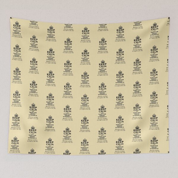 Item preview, Keep Calm And Take The Damn Vitamin D designed and sold by CoputerEasel.